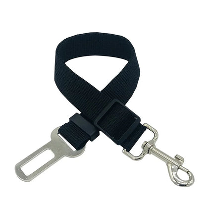 New Dog Car Belt Cat Car Seat Belt Pet Seat Vehicle Dog Harness Lead Clip Safety Lever Traction Dog Collars GXQ05