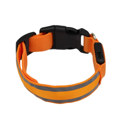 Dog Light Night Safety Dog Luminous Collar Bright Led Dog Collar Light Collar Glowing CXQ01